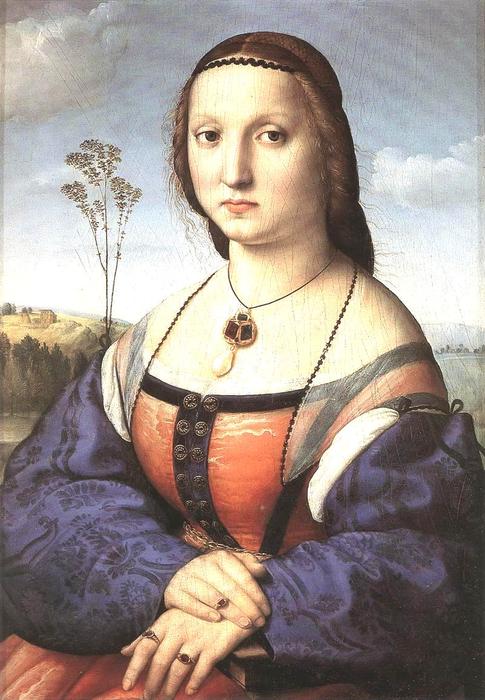 Portrait Of Maddalena Doni — Raphael