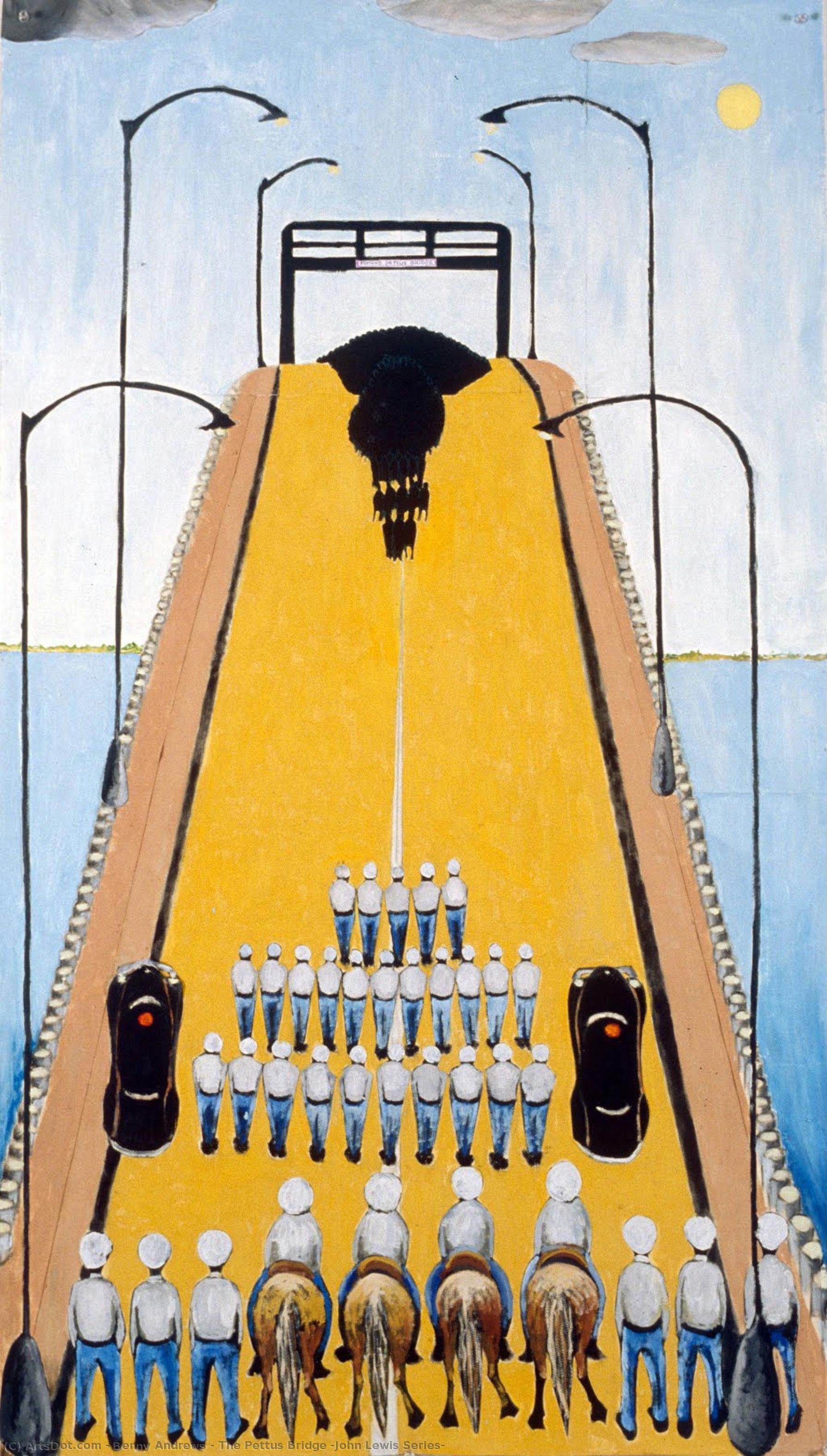 The Pettus Bridge (john Lewis Series) — Benny Andrews