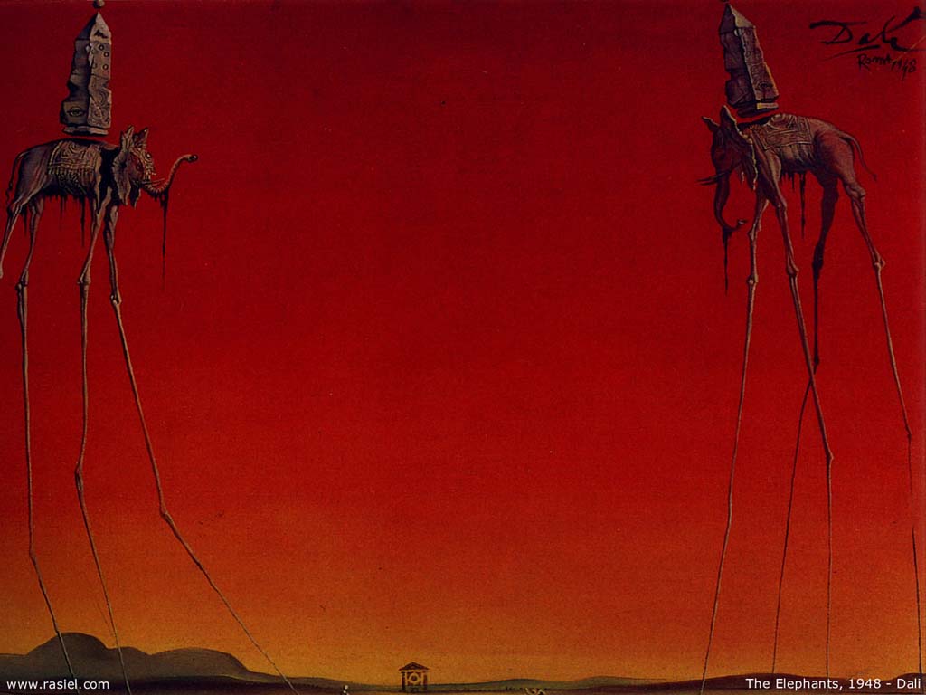 The Elephants — Salvador Dalí