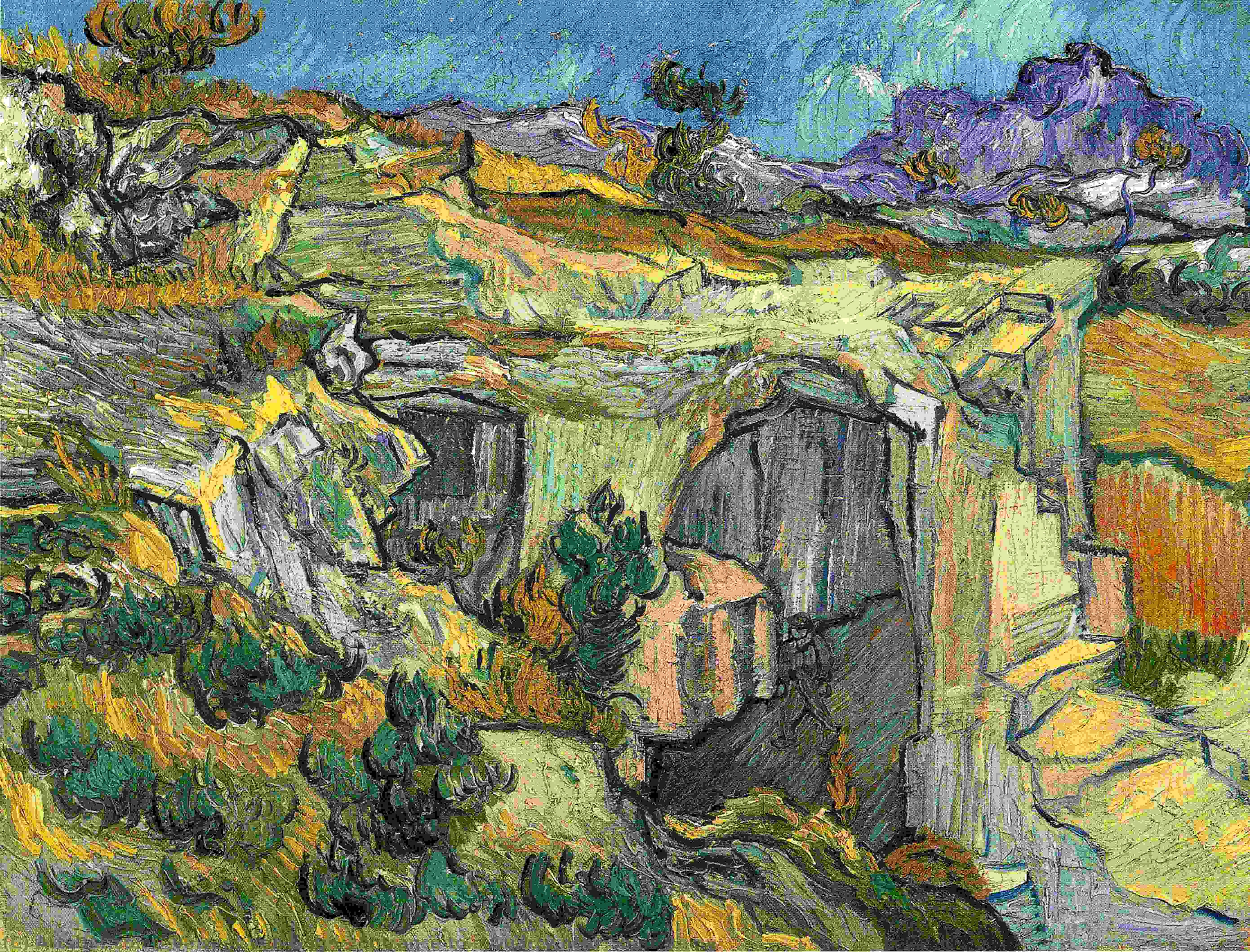 Entrance To A Quarry Near Saint-remy — Vincent Willem Van Gogh