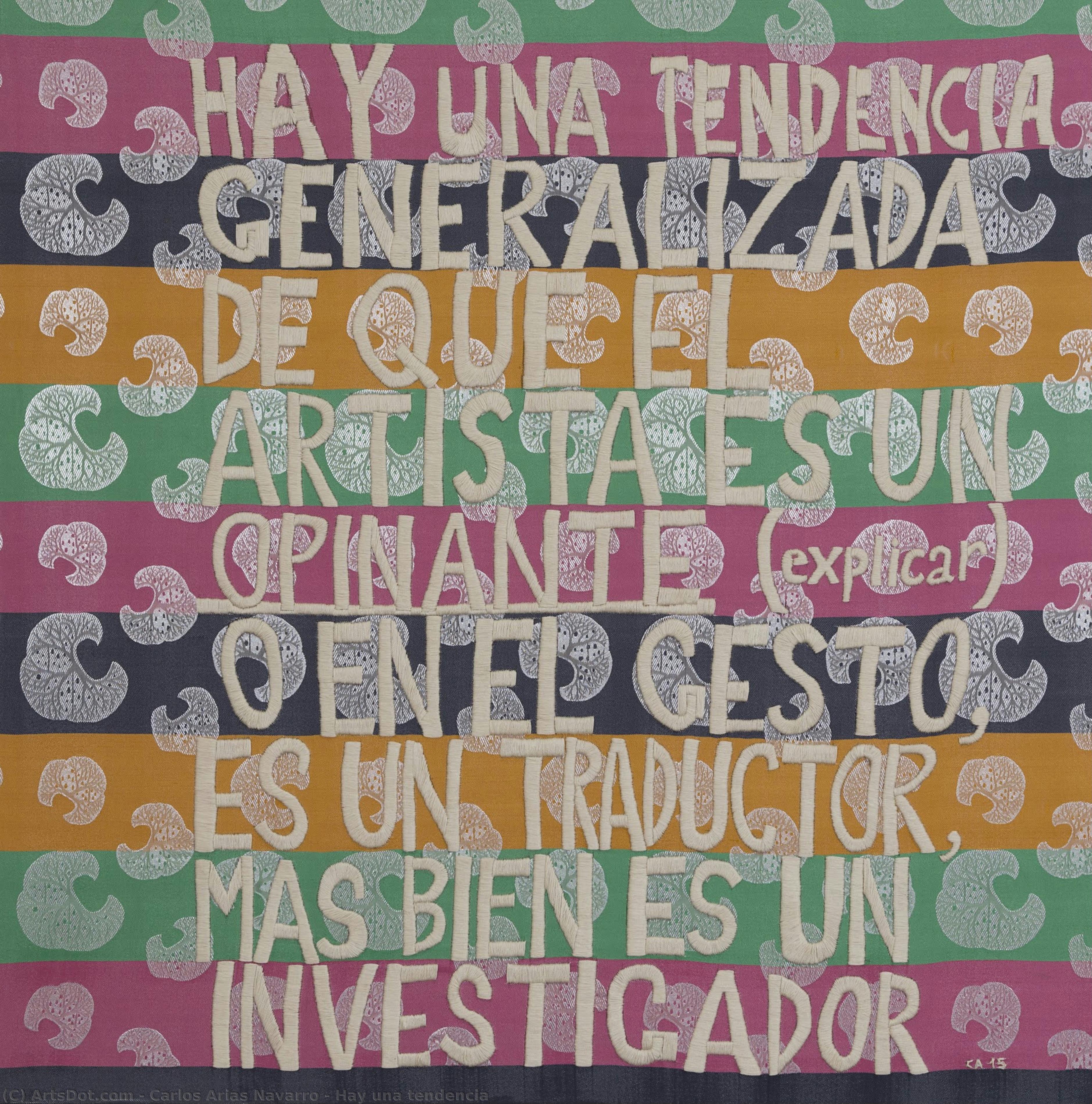 Hay Una Tendencia — Carlos Arias Navarro