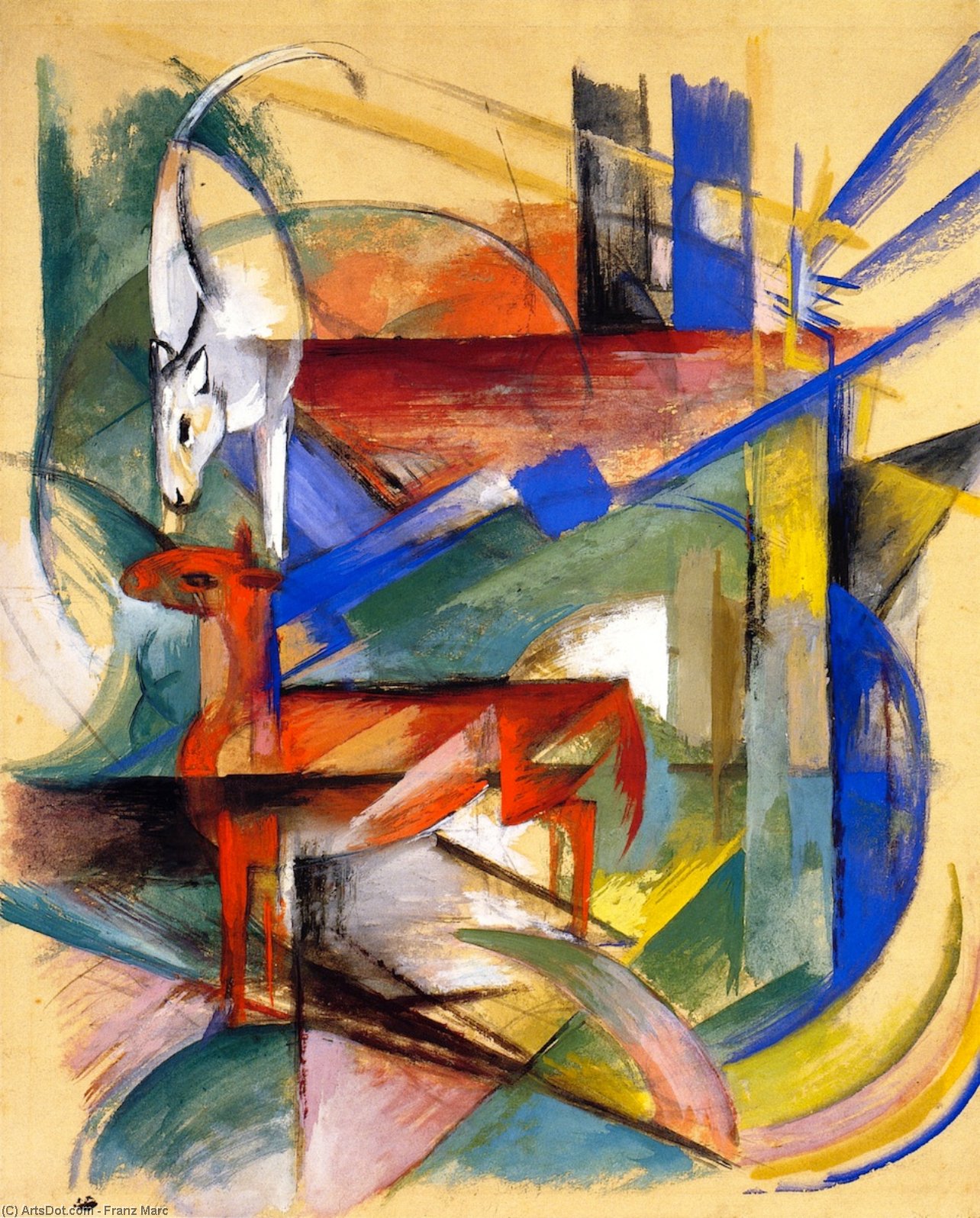 Composition Of Animals Ii — Franz Marc