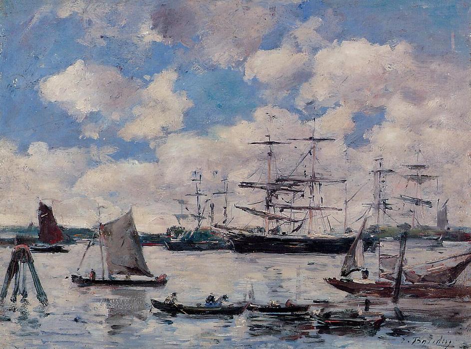 Near Rotterdam — Eugène Louis Boudin