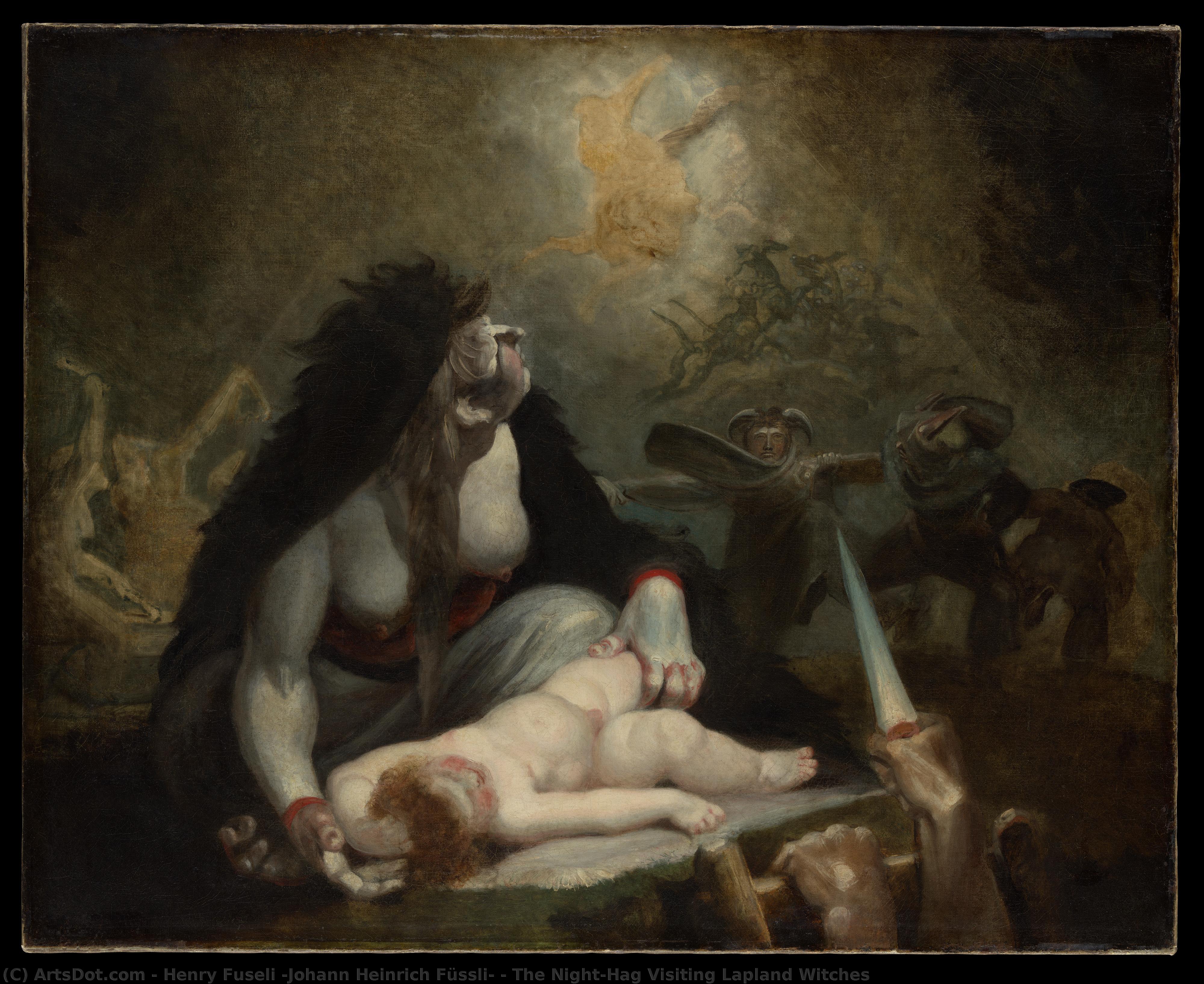 The Night-hag Visiting Lapland Witches — Johann Heinrich Füssli
