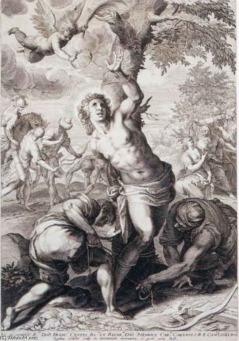 The Martyrdom Of St Sebastian — Aegidius Sadeler Ii