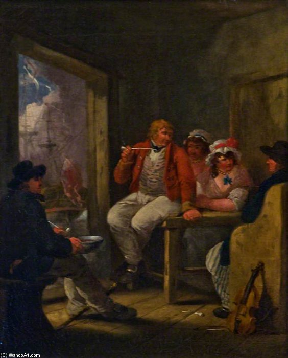 Jack Ashore', An Inn Scene With Sailors — George Morland