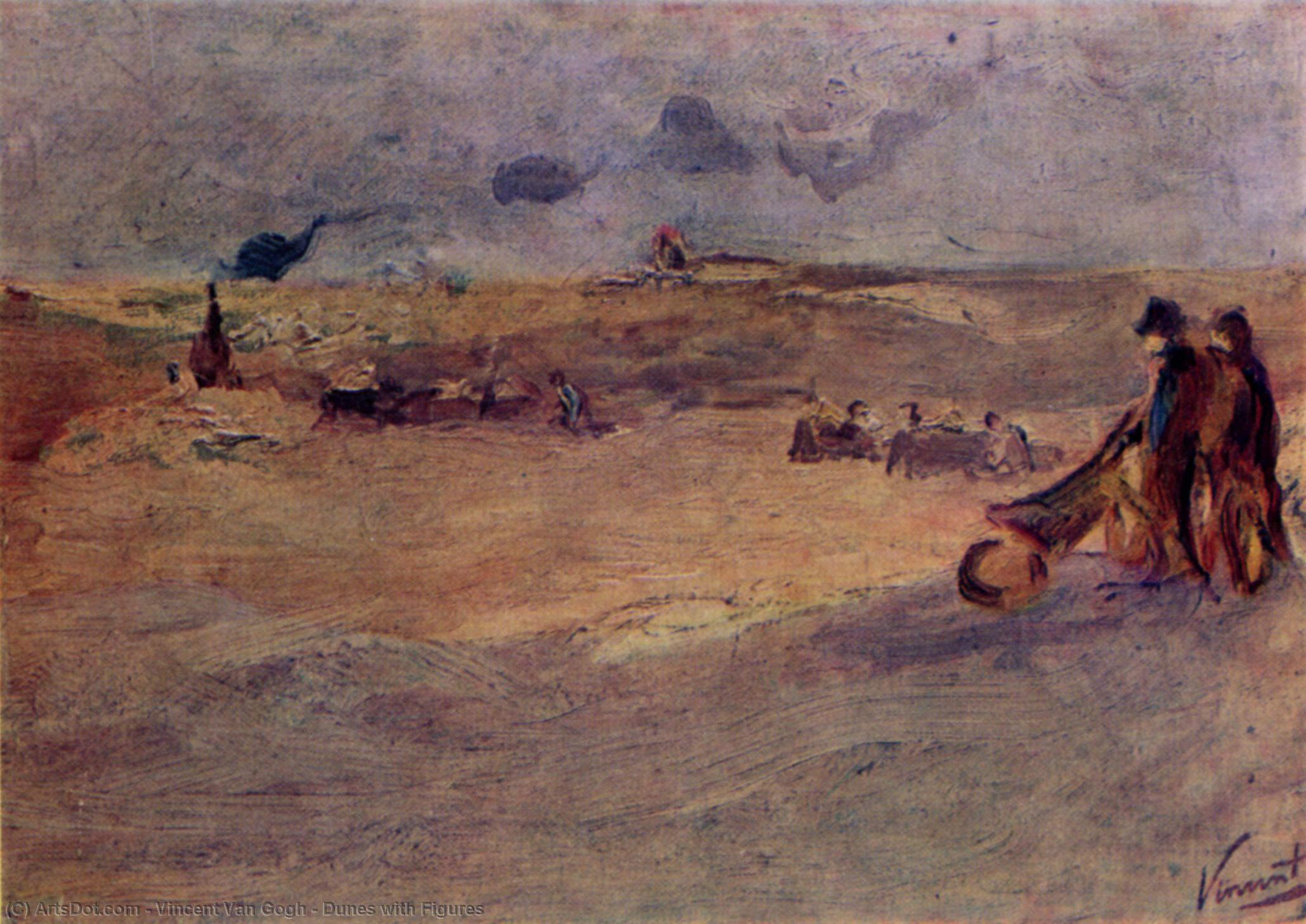 Dunes With Figures — Vincent Willem Van Gogh