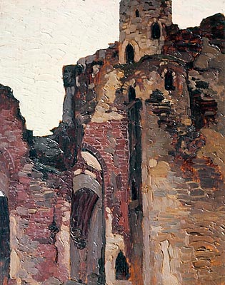 Wenden. Ruins Of Chapel. — Nicholas Roerich