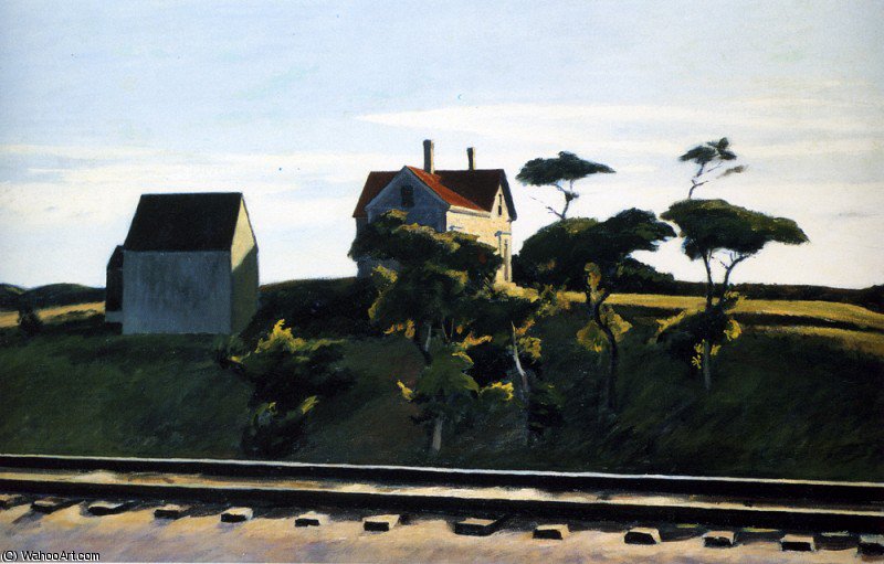 New York New Haven And Hartford — Edward Hopper