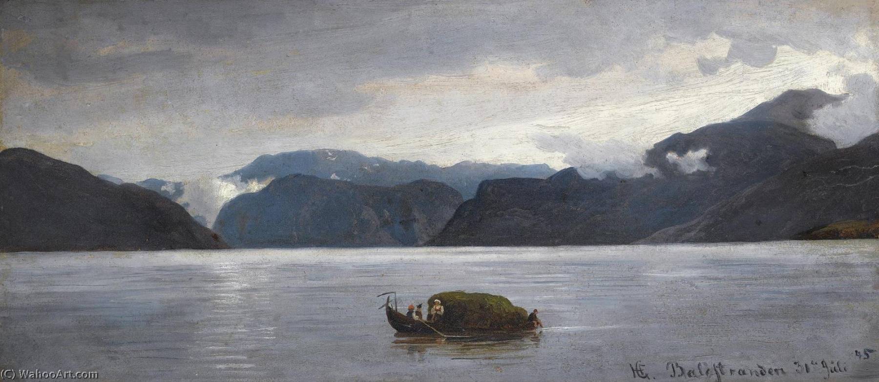 View From Balestrand — Hans Fredrik Gude