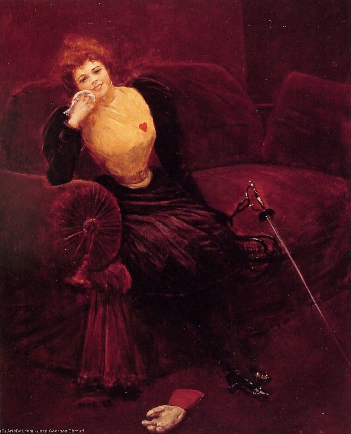 Woman Fencer — Jean Georges Béraud
