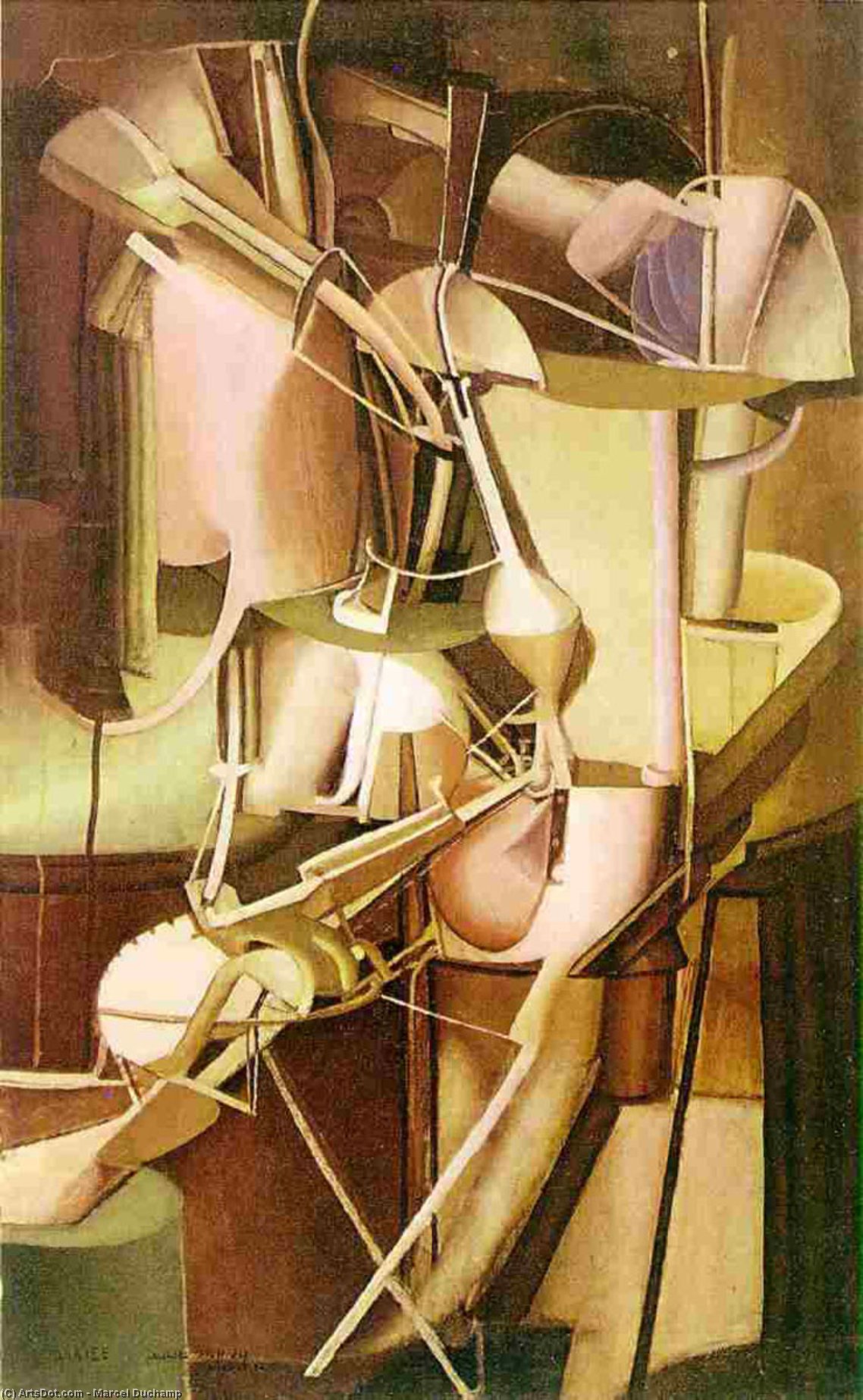Bride, Philadelphia Museum Of Art — Marcel Duchamp