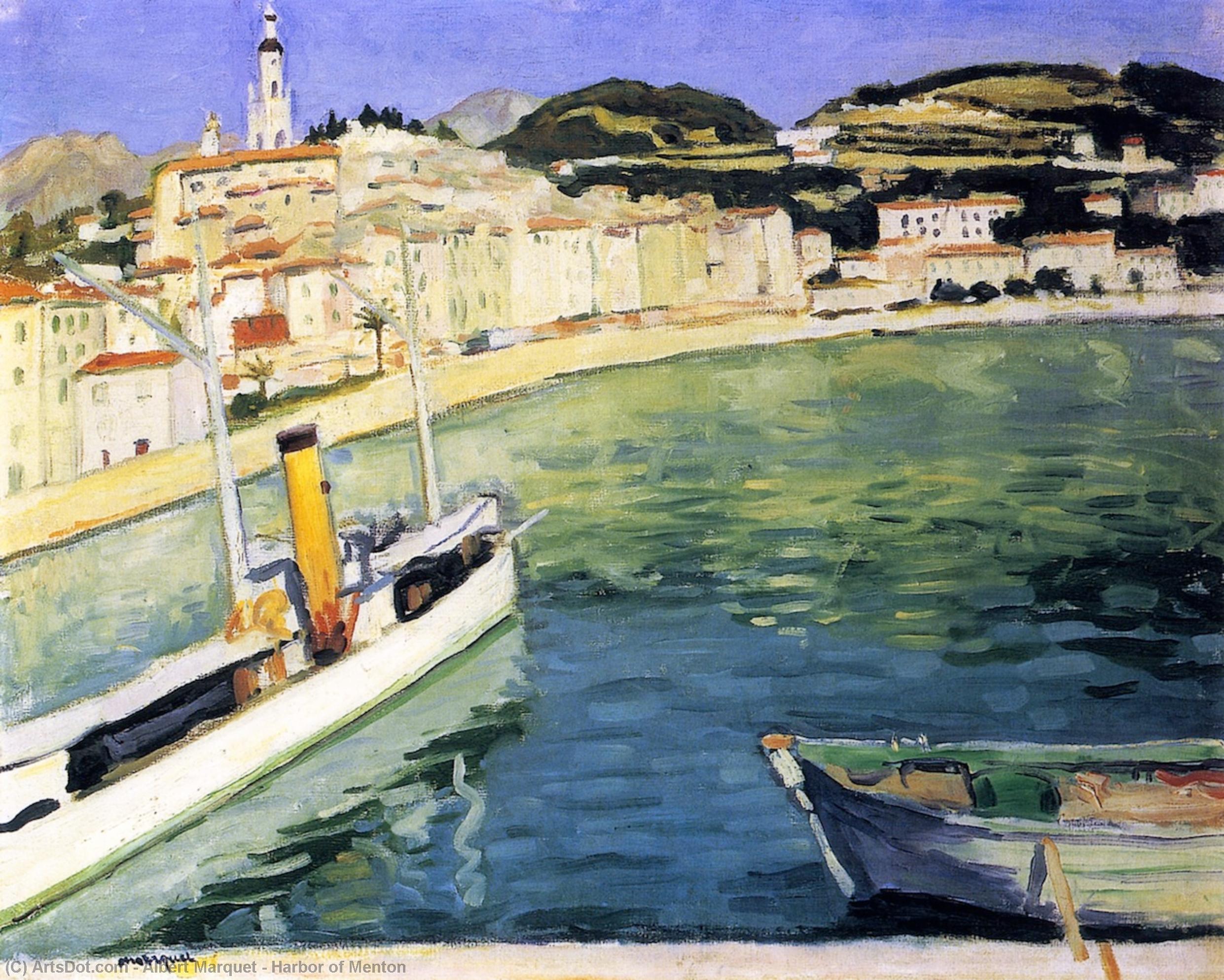 Harbor Of Menton — Albert Marquet