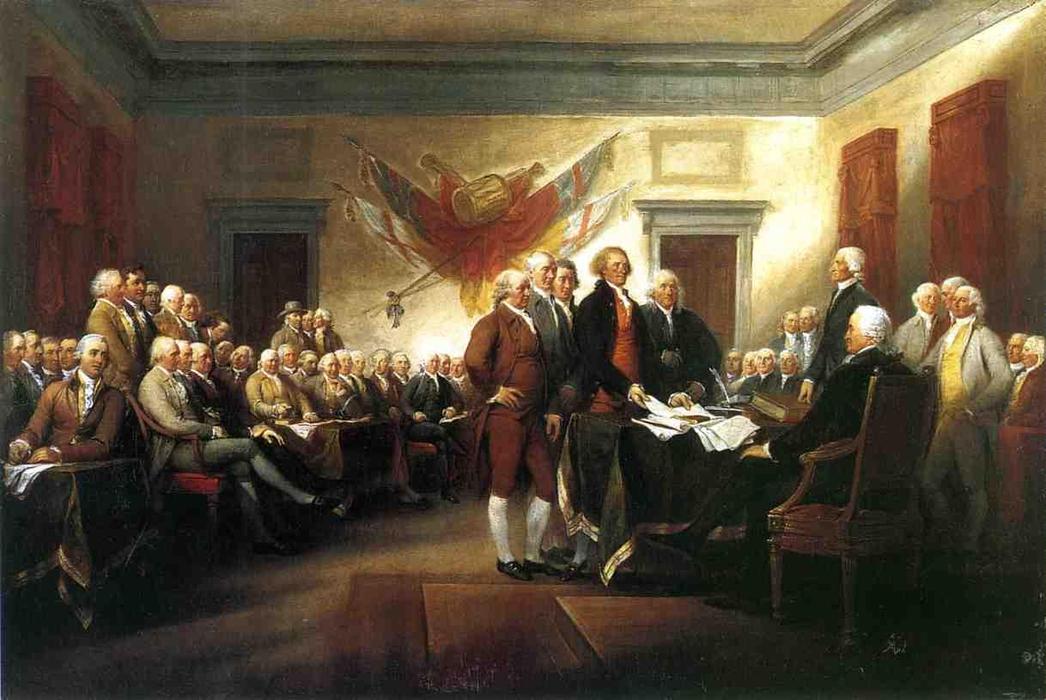 The Declaration Of Independence — John Trumbull