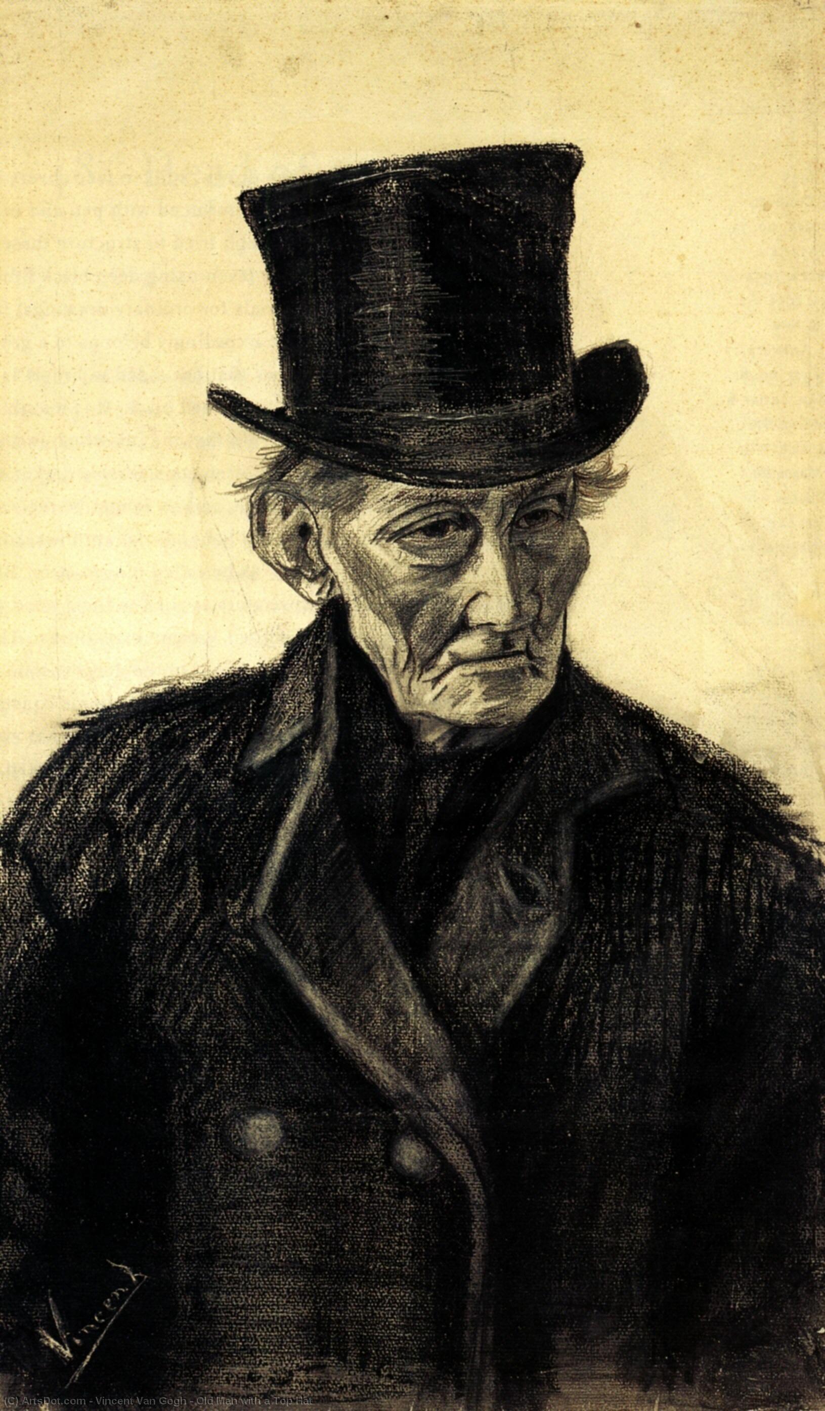Old Man With A Top Hat — Vincent Willem Van Gogh
