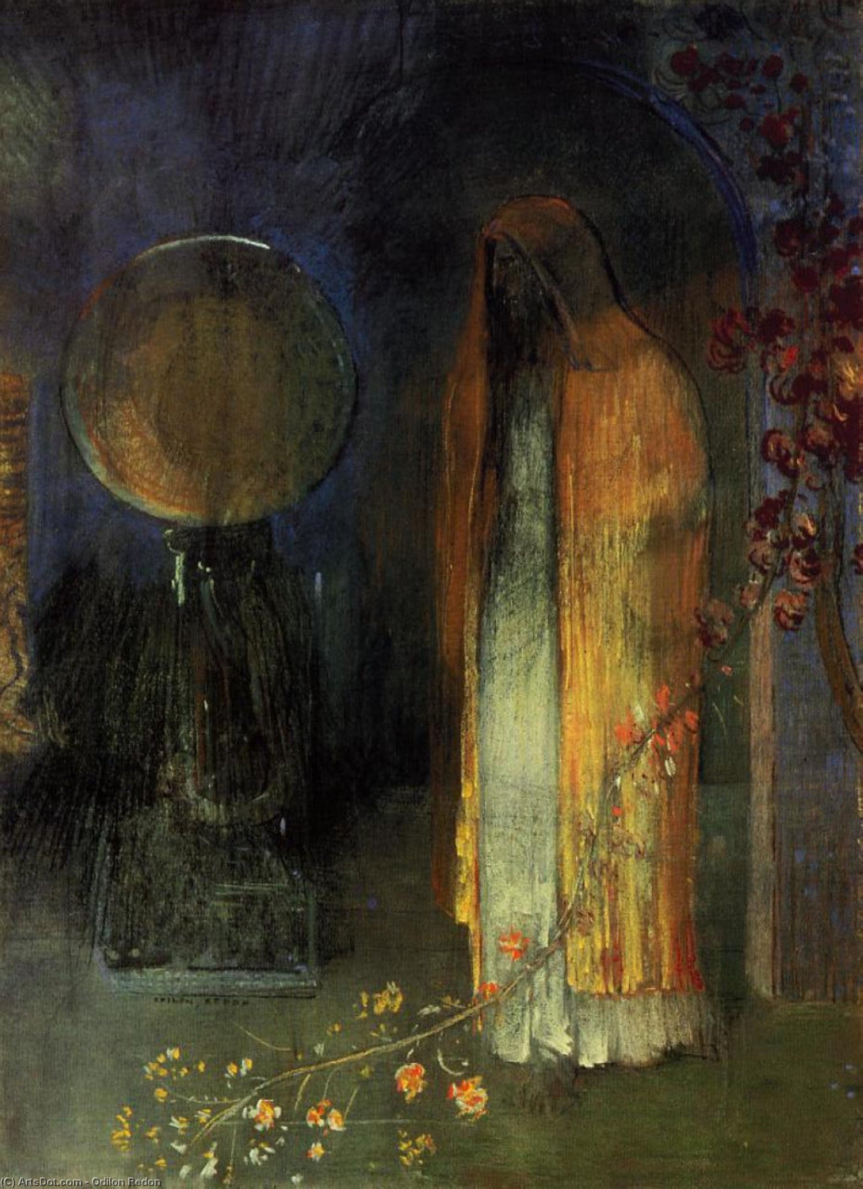 The Yellow Cape — Odilon Redon