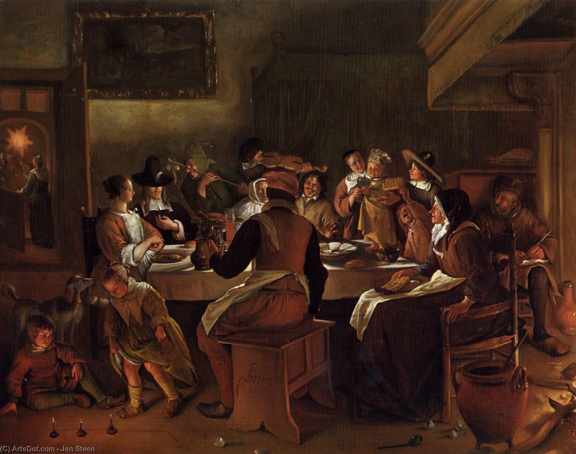 Twelfth Night — Jan Havickszoon Steen