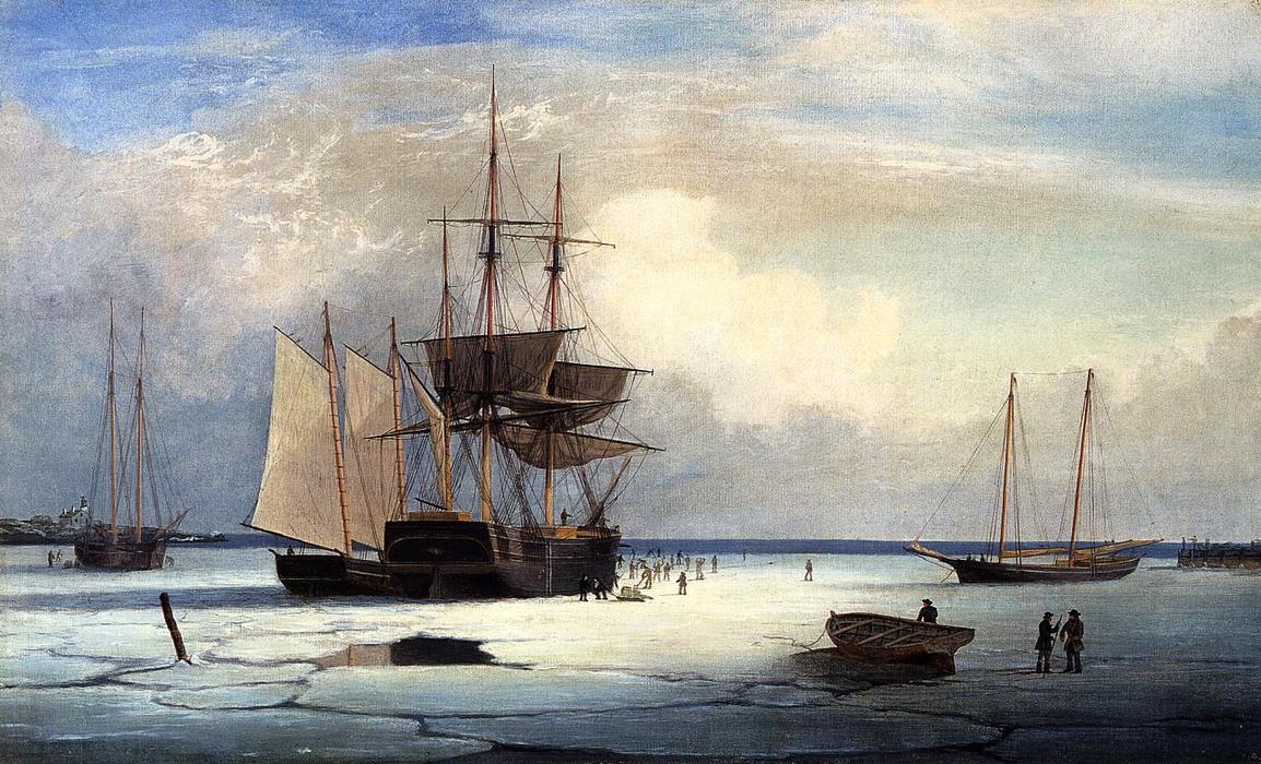 Ships In Ice Off Ten Pound Island — Fic Henri Len