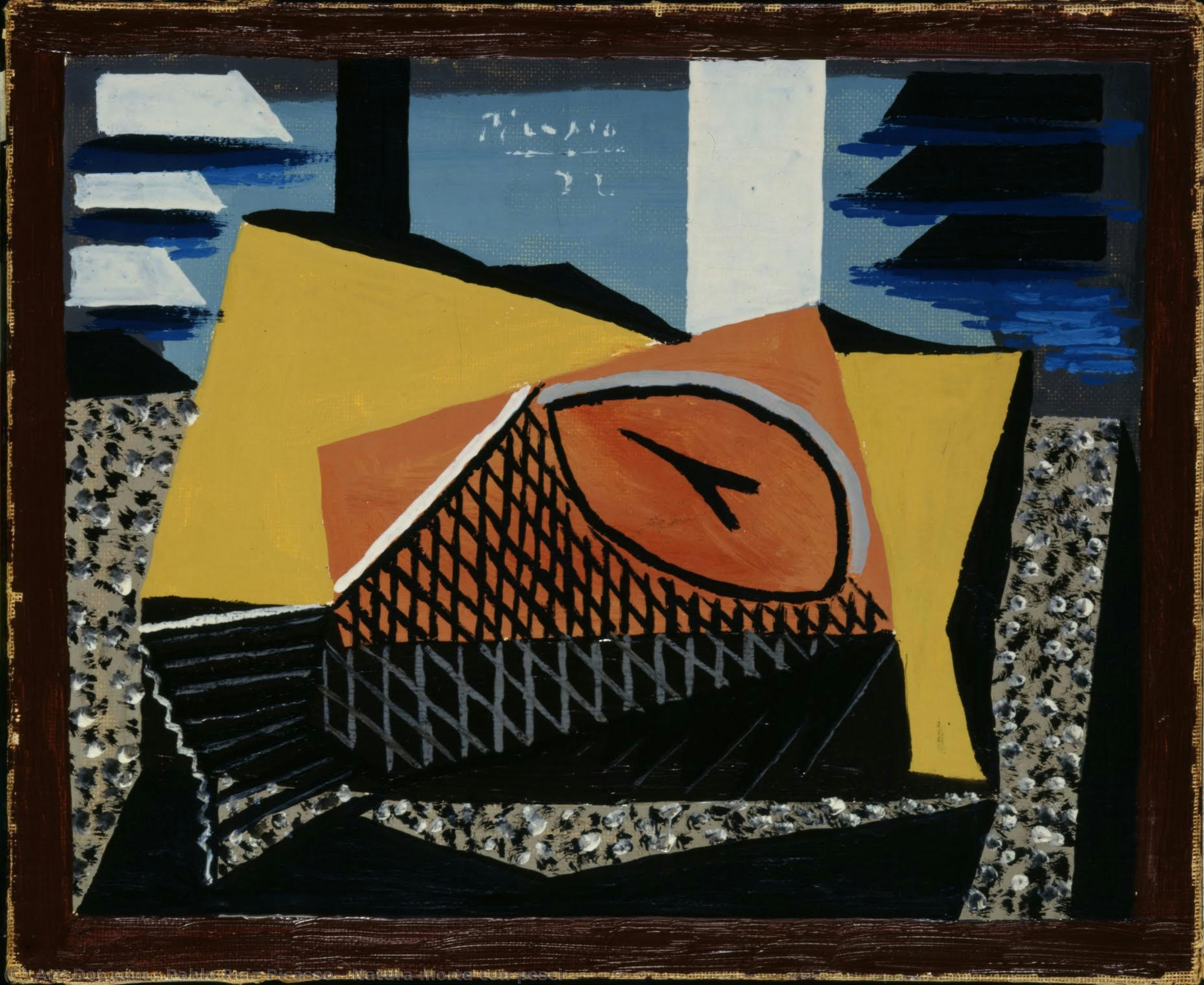 Natura Morta Con Pesci — Pablo Picasso