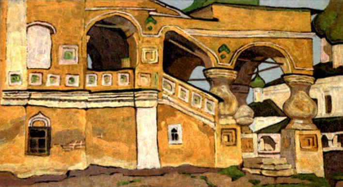Uglich. Porch. — Nicholas Roerich