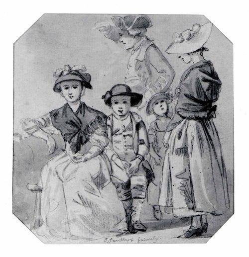 Thomas Sandby And His Family — Paul Sandby