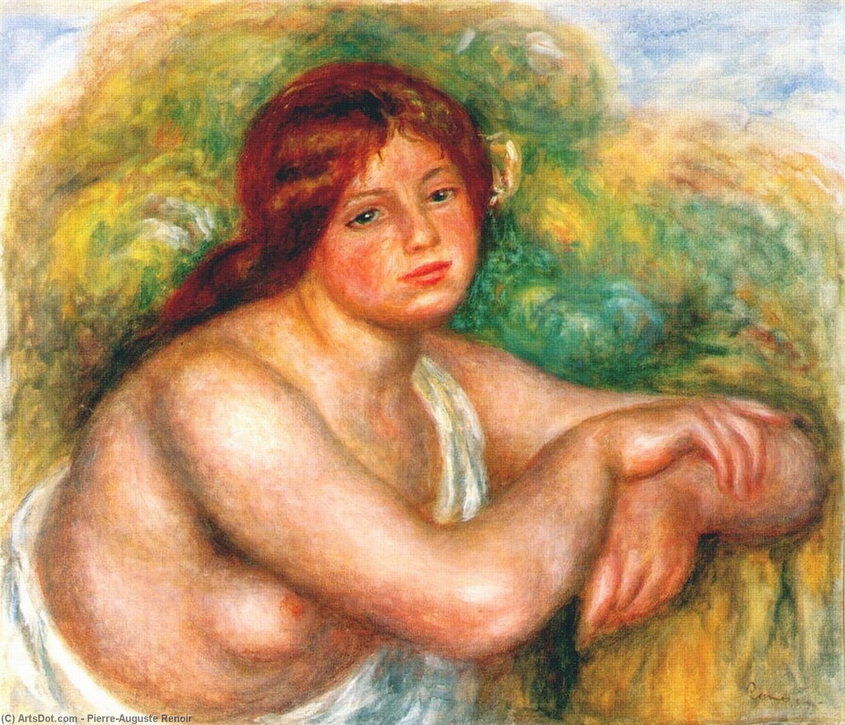 Study Of A Nude — Pierre-auguste Renoir