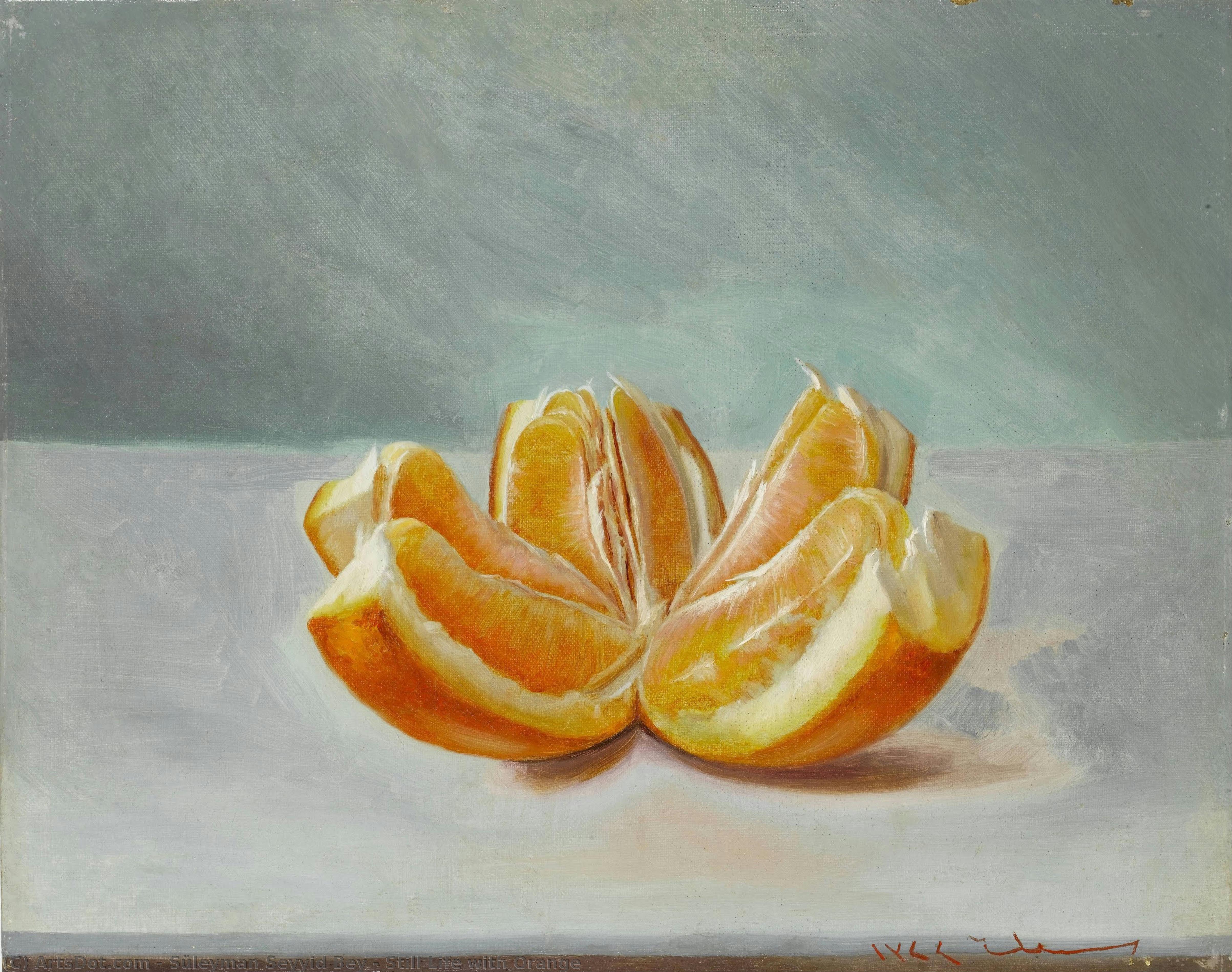 Still Life With Orange — Süleyman Seyyid Bey
