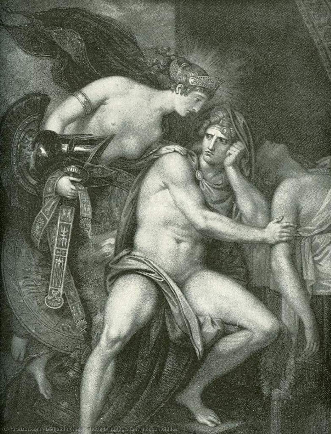 Thetis Bringing The Armor To Achilles — Benjamin West