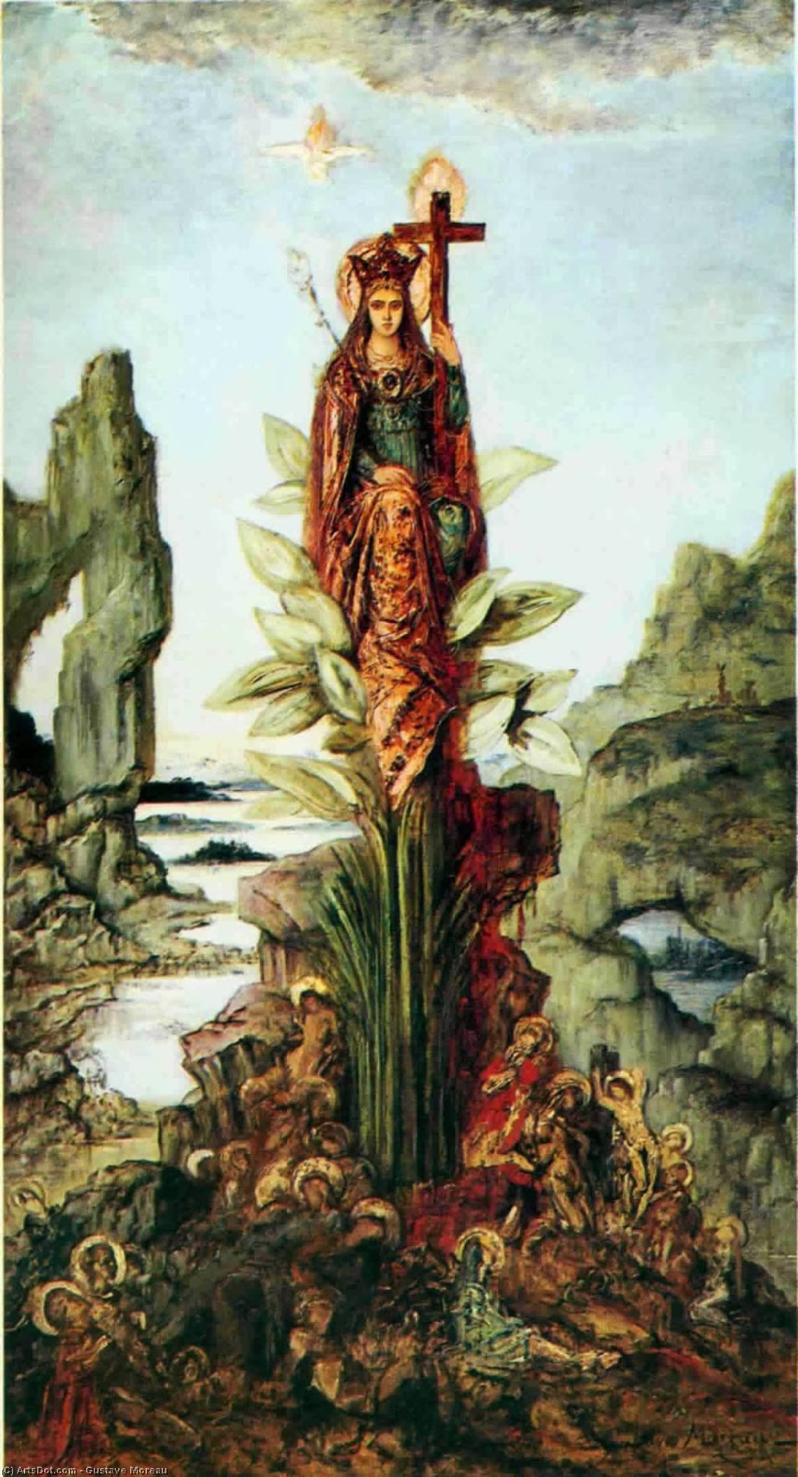 Mystical Flower — Gustave Moreau