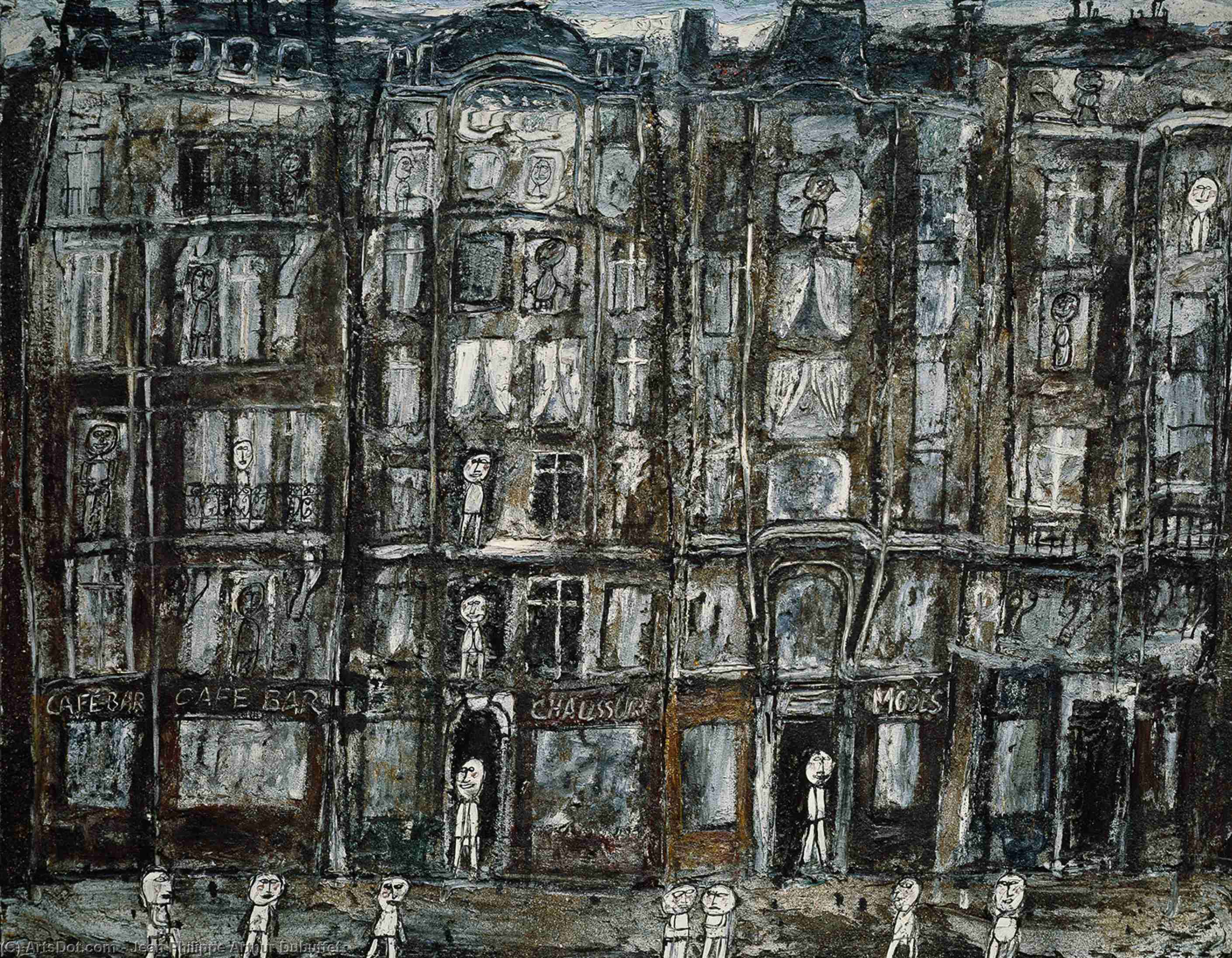 Apartment Houses, Paris — Jean Philippe Arthur Dubuffet