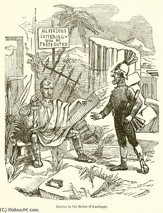 Marius In The Ruins Of Carthage — John Leech