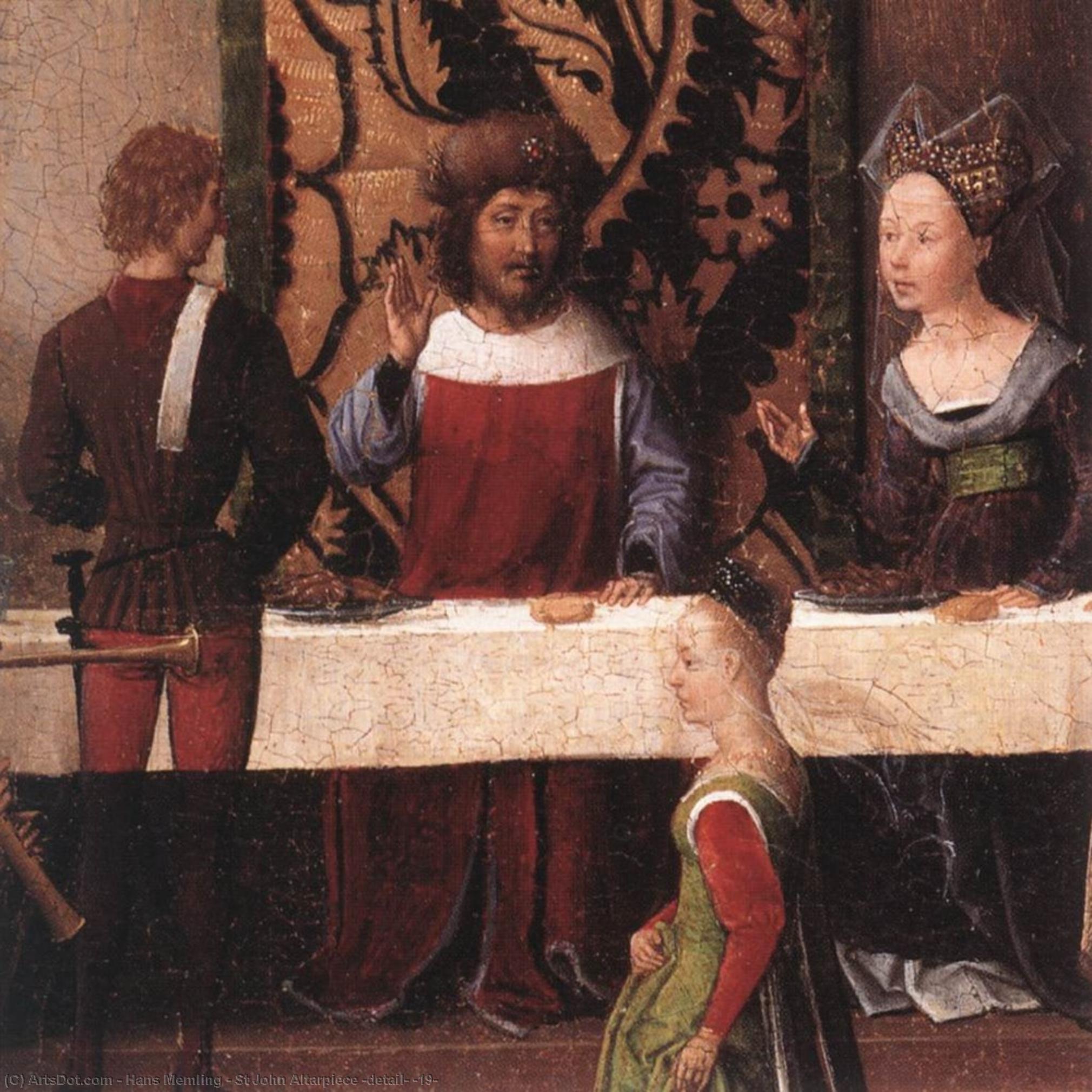 St John Altarpiece (detail) (19) — Memling, Hans