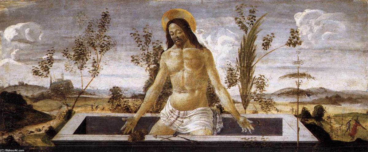 Christ In The Sepulchre — Sandro Botticelli