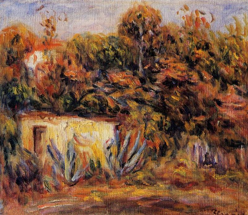 Cabin With Aloe Plants — Pierre-auguste Renoir