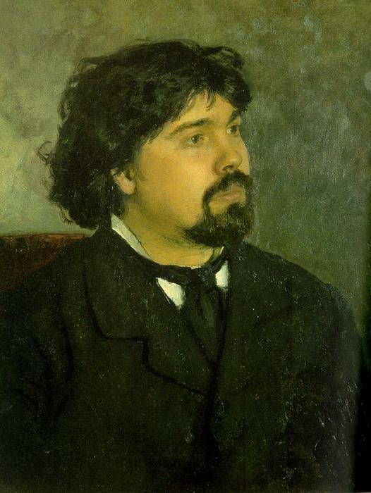 Portrait Of The Artist Vasily Surikov. — Ilya Yefimovich Repin