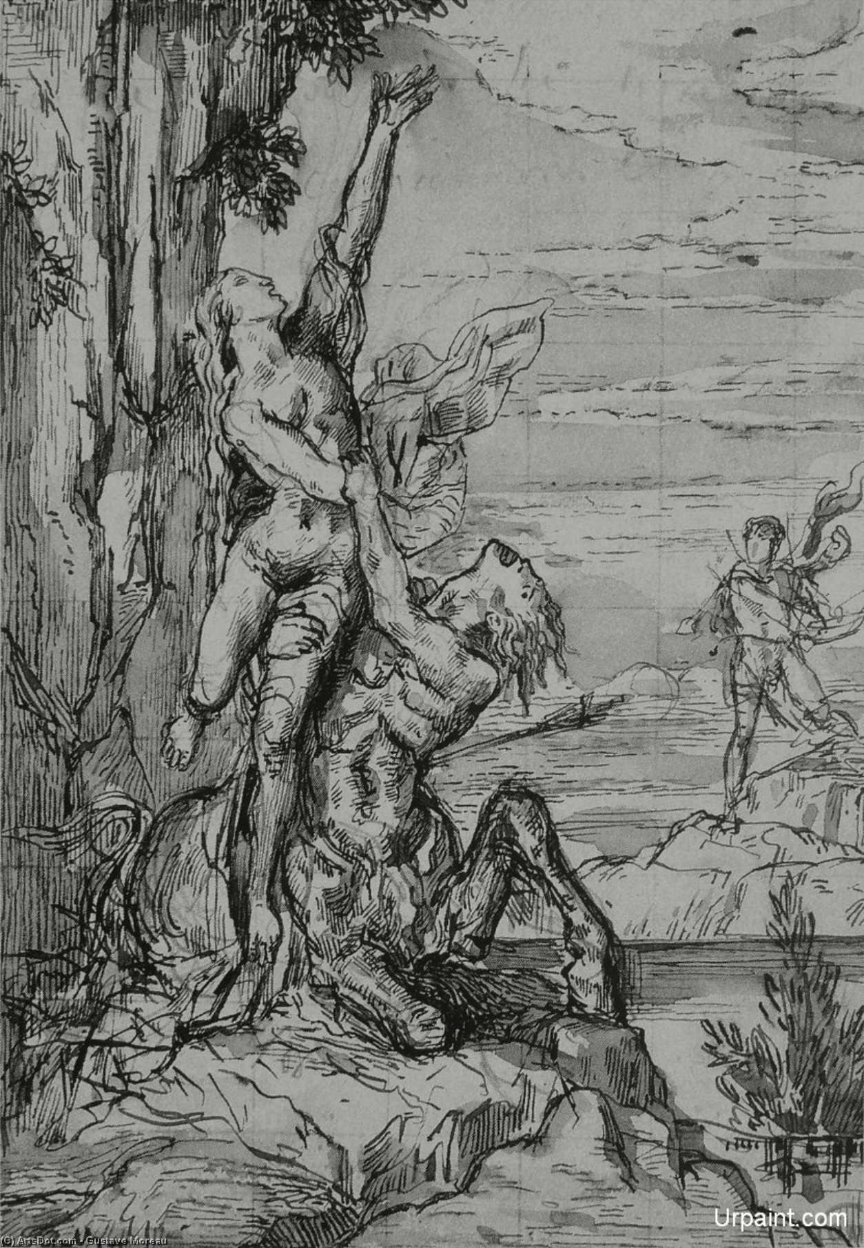 Removal Dejanira — Gustave Moreau