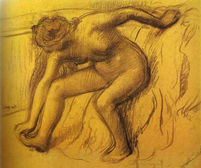 After Bath — Edgar Degas