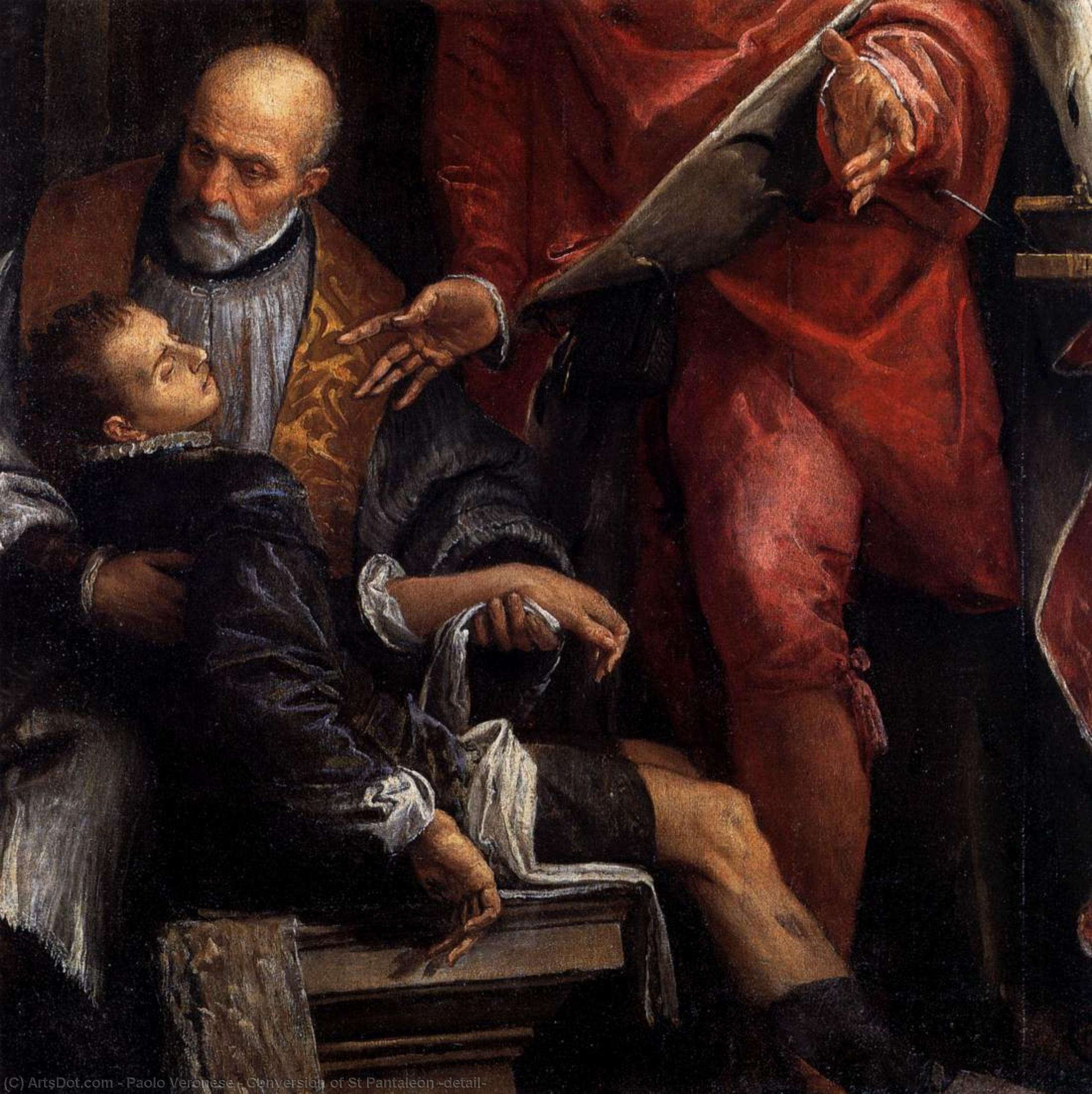 Conversion Of St Pantaleon (detail) — Paolo Veronese