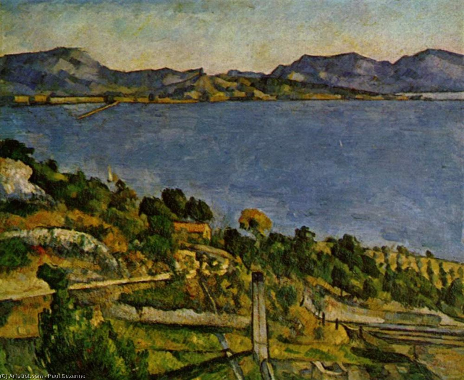Sea At L'estaque — Paul Cézanne
