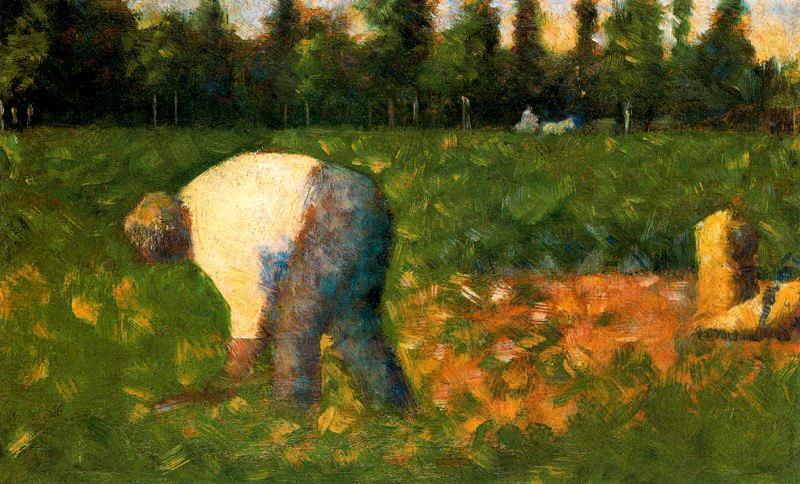 Peasant Laboring — Georges Seurat