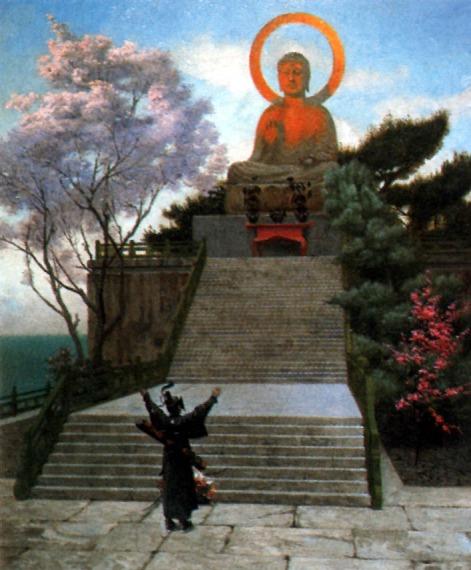 A Japanese Imploring A Divinity — Jean-léon Gérôme