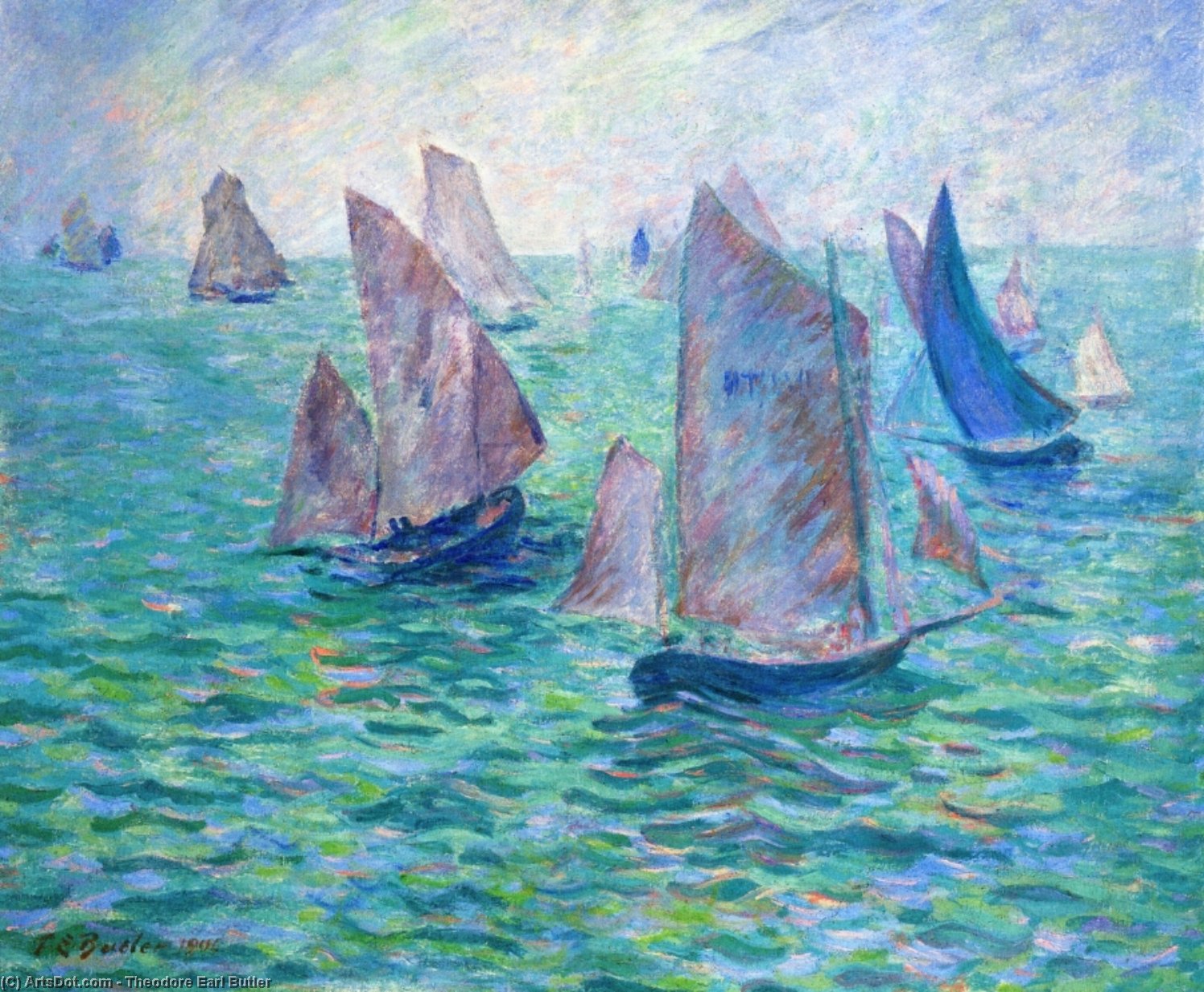 Les Regates — Theodore Earl Butler