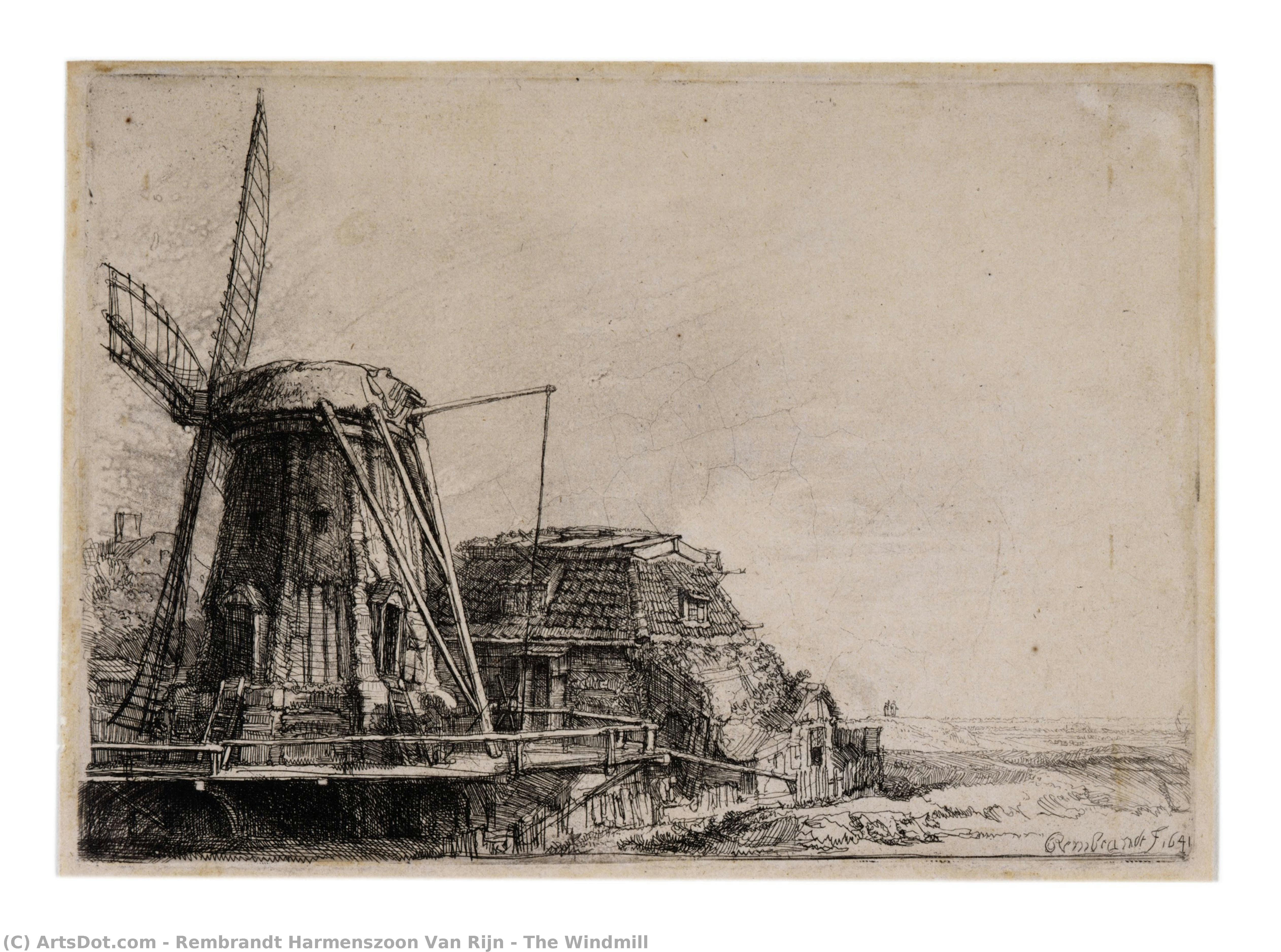 The Windmill — Rembrandt Van Rijn