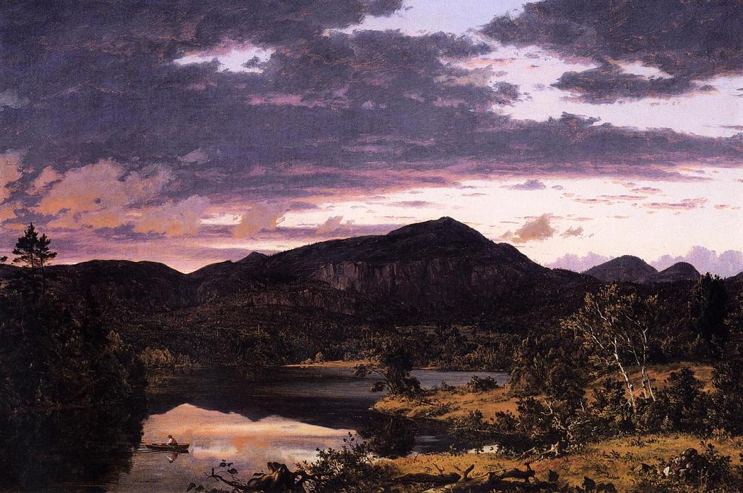 Lake Scene In Mount Desert — Frederic Edwin Church