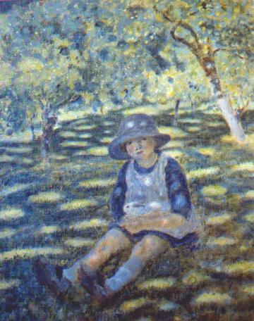 The Pet Rabbit — Frederick Carl Frieseke