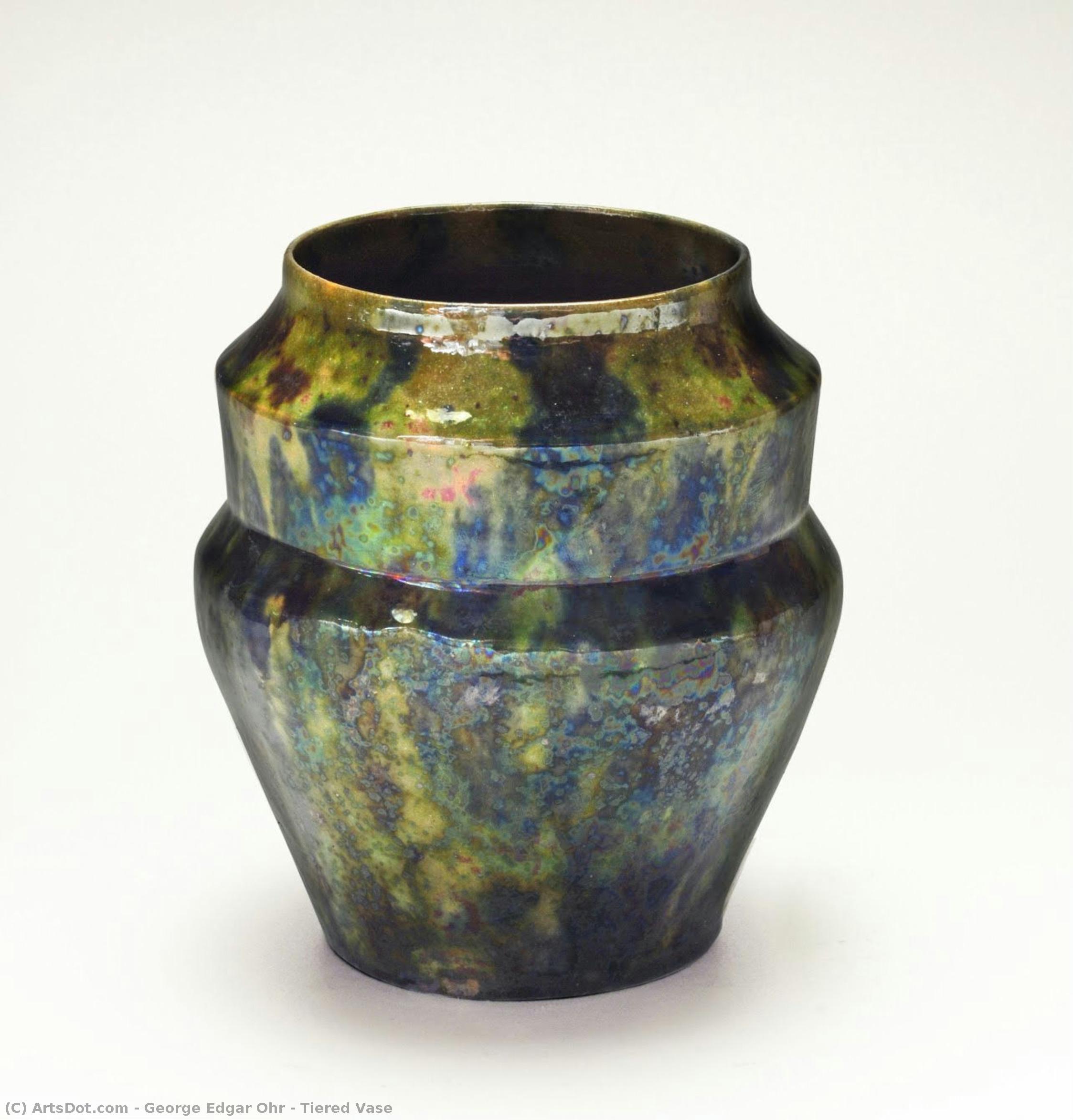 Tiered Vase — George Edgar Ohr