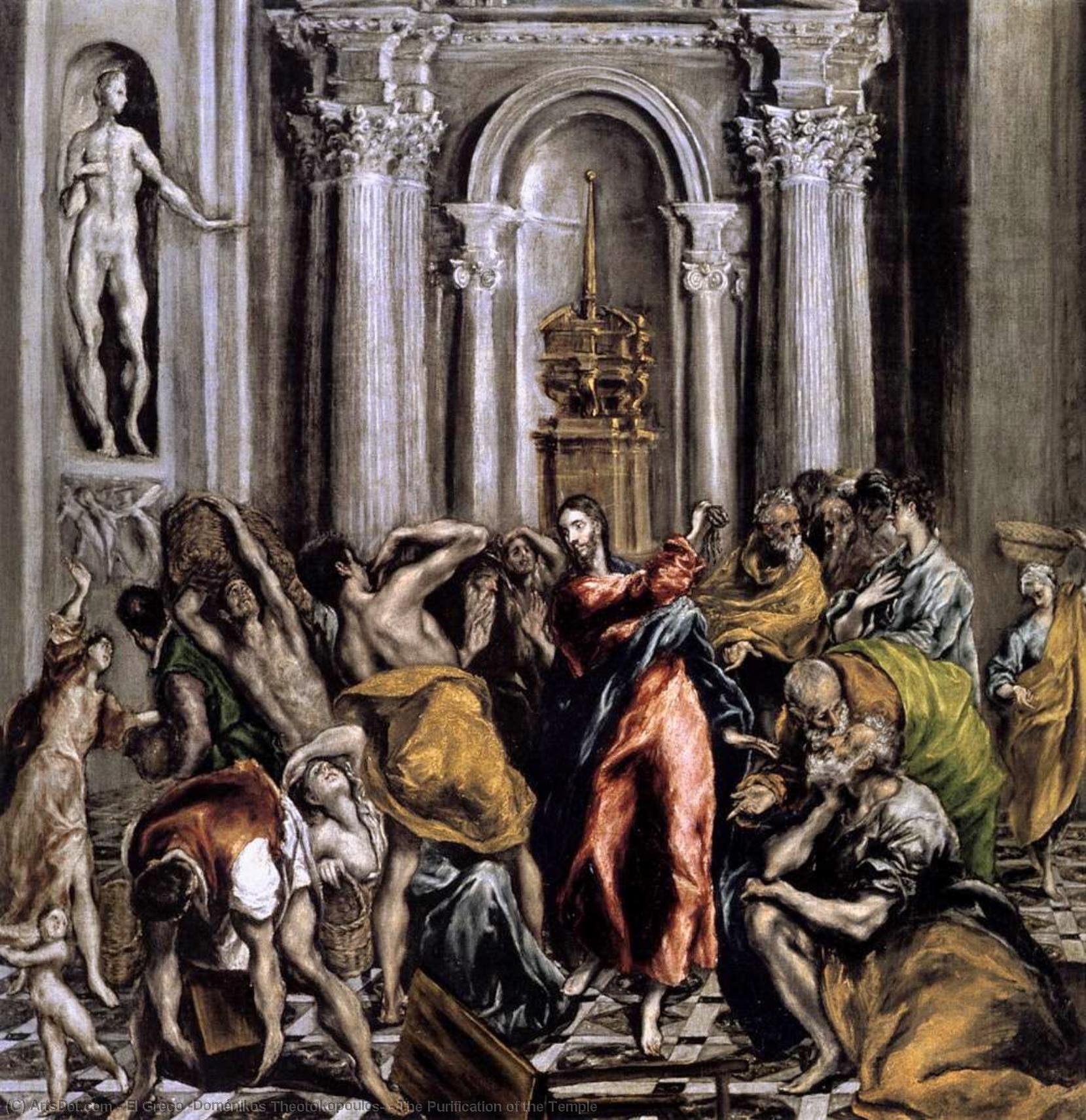 The Purification Of The Temple — El Greco