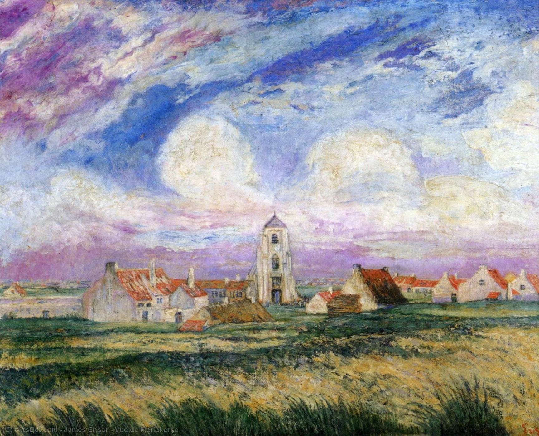 Vue De Mariakerke — James Ensor