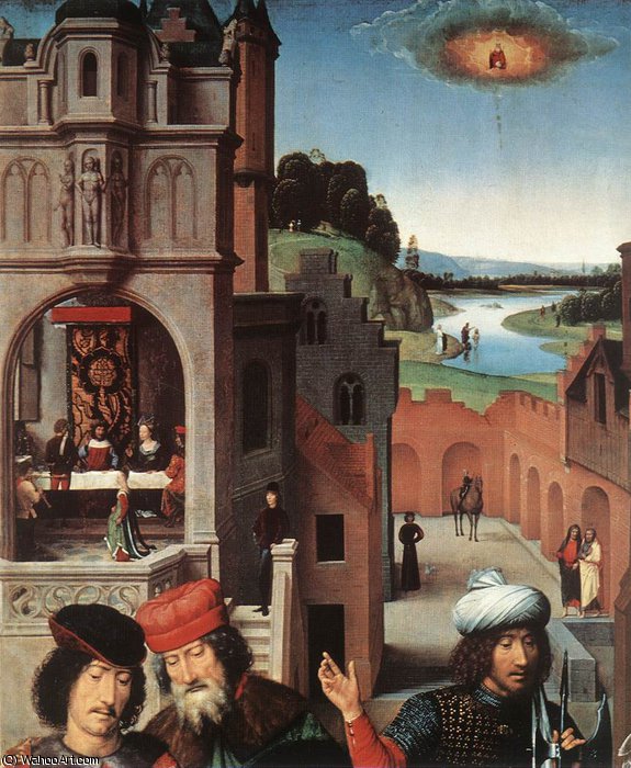 Middle - St John Altarpiece (detail)3 — Memling, Hans