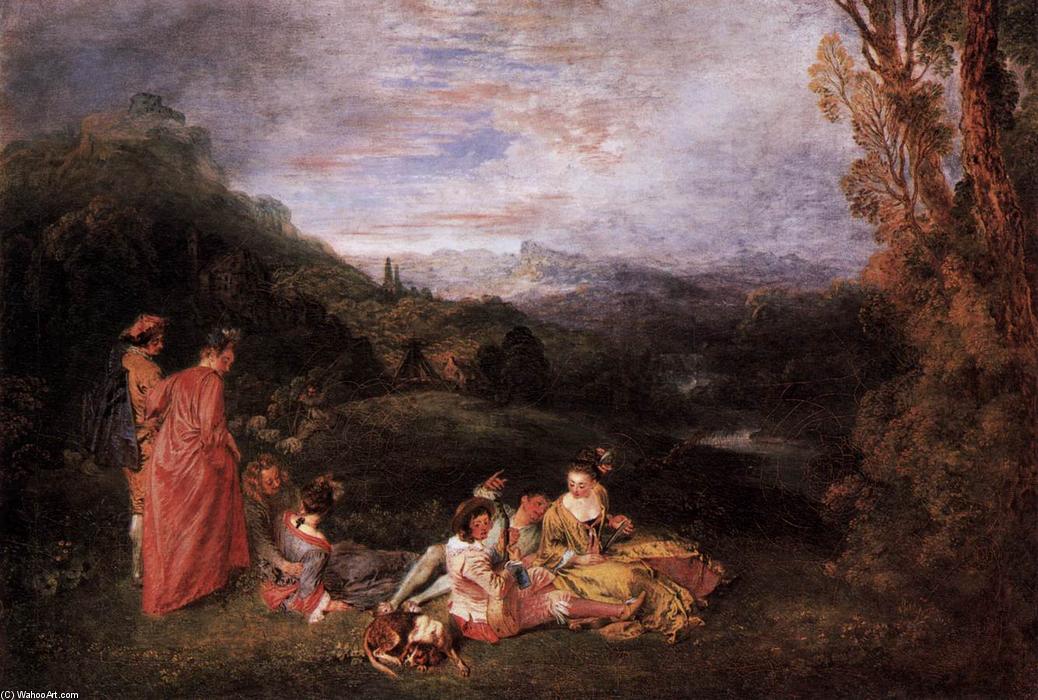 Peaceful Love — Jean-antoine Watteau
